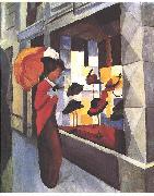 August Macke Hat Store oil painting